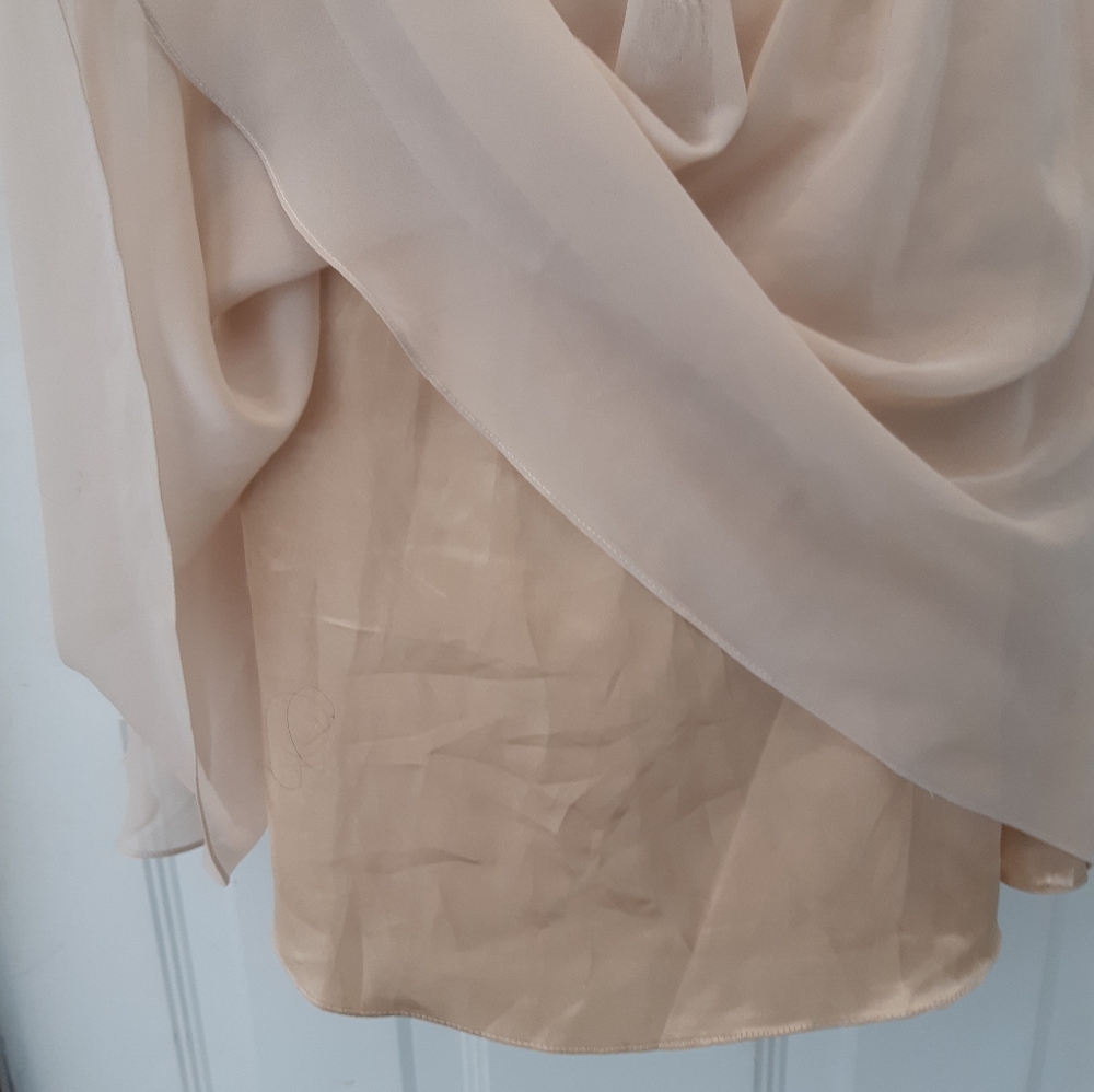 Satin Champagne Dress - Picture 12 of 16